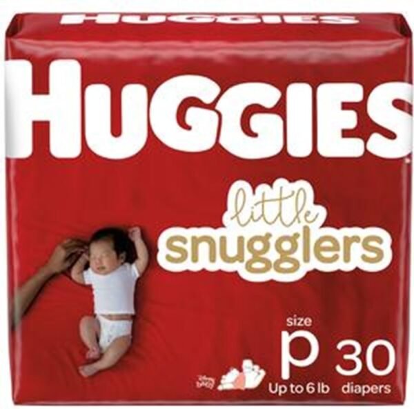 Huggies Supreme Little Snugglers, Preemies, 120 (4 PACKS of 30)